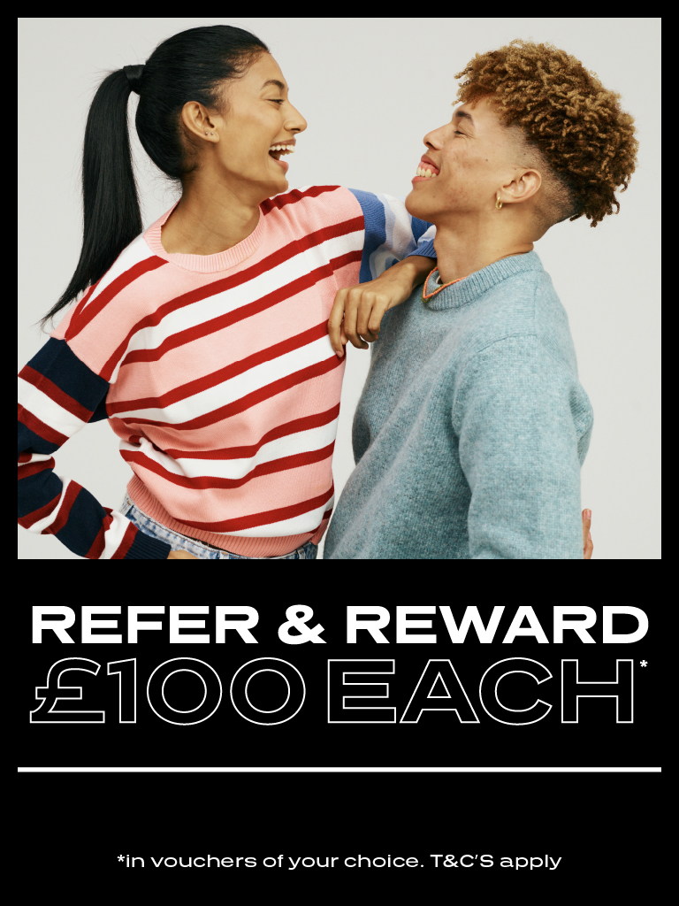 reward graphic with two people smiling at each other